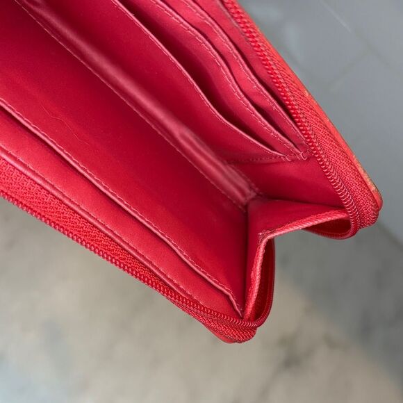 Coach Wristlet Y2K Wallet Jacquard Signature Logo Neon Leather Wristlet Wallet - Picture 14 of 16